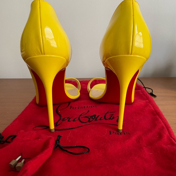 Canary yellow, Demi d’Orsay Christian Louboutin - Picture 4 of 5